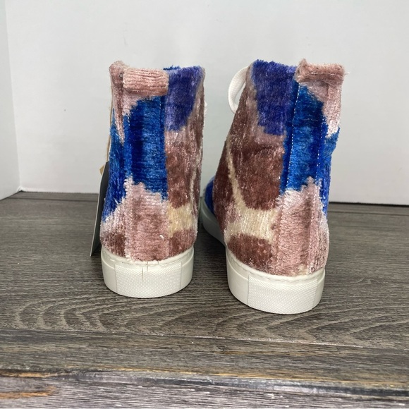Elysian Ankara Silk Velvet Hi-top sneakers. EUR 38. Women’s 7.5. NWT. See pic - Picture 7 of 15